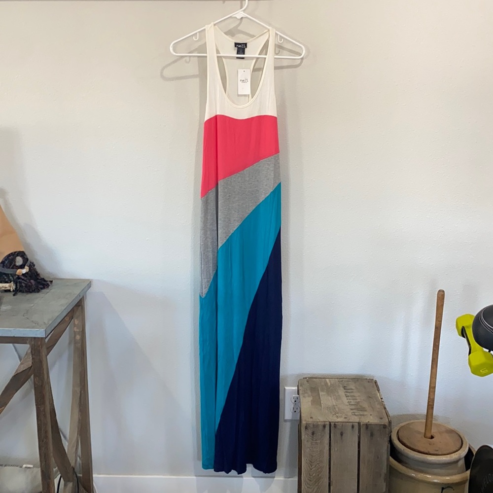 Rue 21 multicolored maxi dress